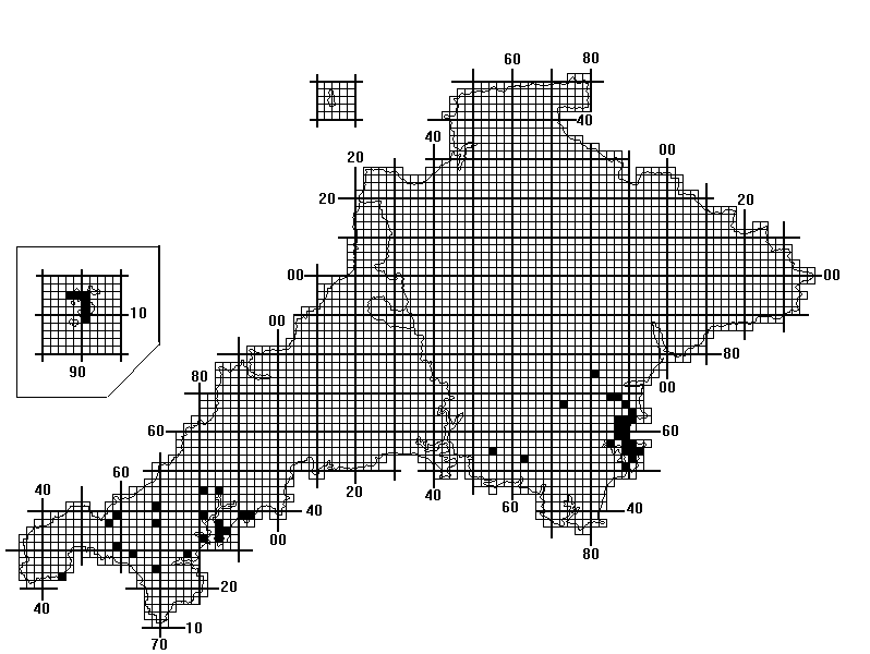 Acanthoxyla geisovii Distribution Map